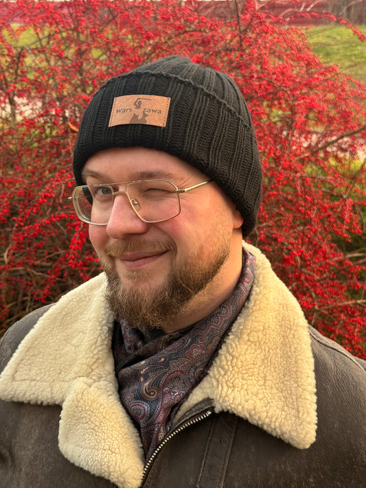 Warszawa - czapka wełna merino Kopyto x Dobrze Zrobione