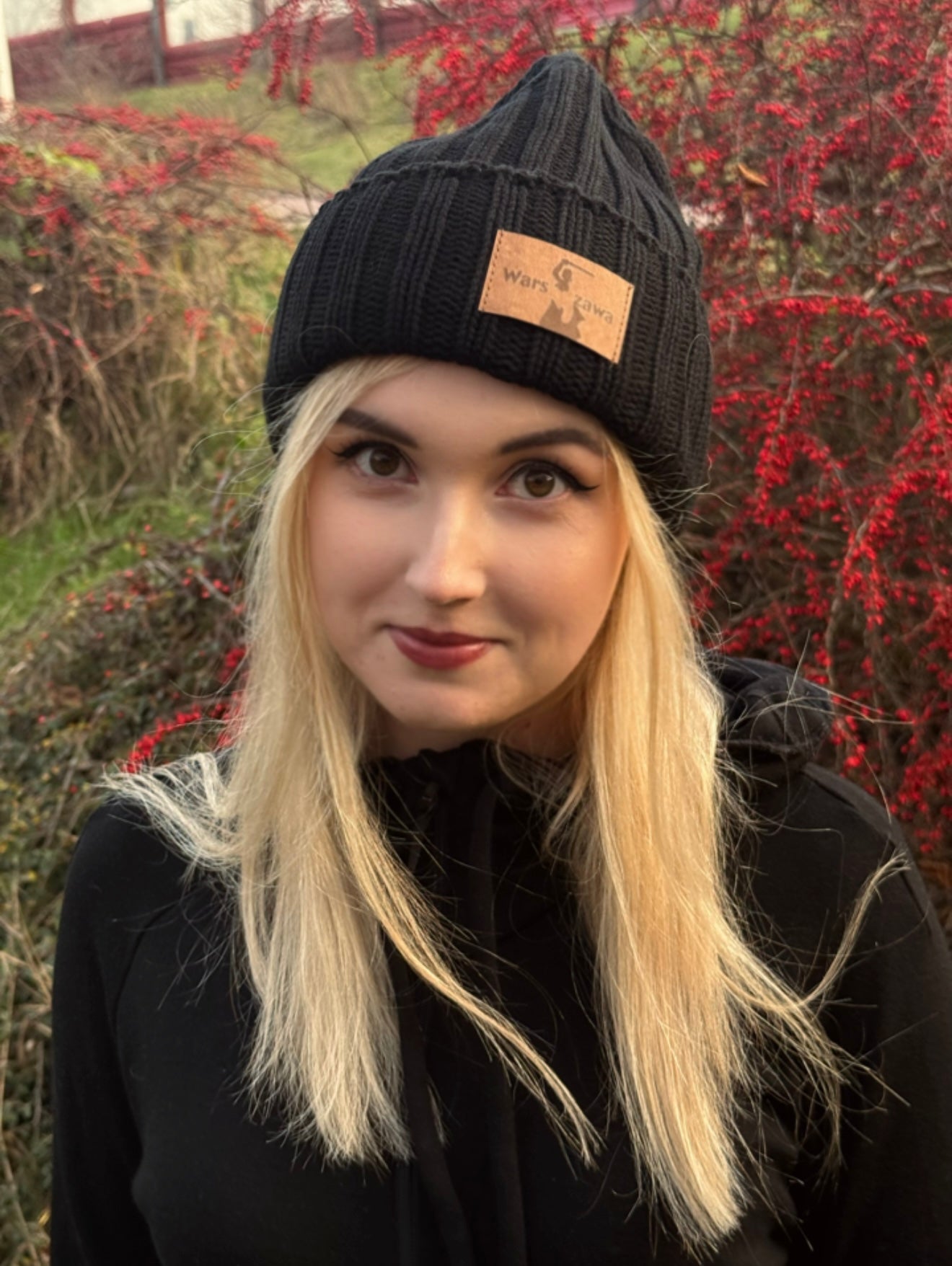 Warszawa - czapka wełna merino Kopyto x Dobrze Zrobione