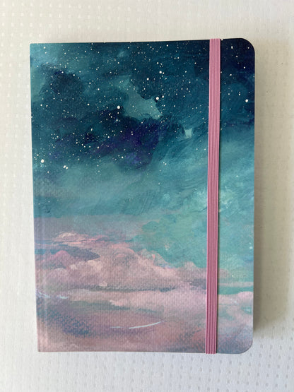 Devangari notes w kropki "Cotton Sky" A5