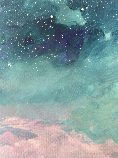 Devangari notes w kropki "Cotton Sky" A5