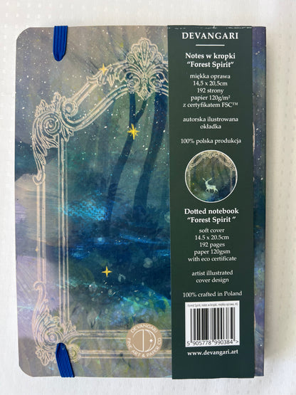 Devangari notes w kropki "Forest Spirit" A5