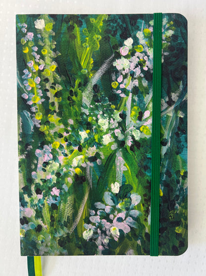 Devangari notes w kropki "Garden" A5